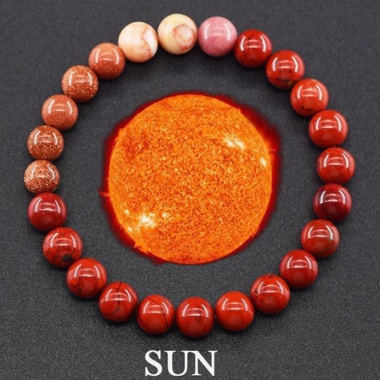 Fashion Jewelry Couples Bracelets Matte 10 Mm Stone Beads Bracelet Men Universe Energy Bangle Vintage Minimalist Elastic Jewelry Women view 10