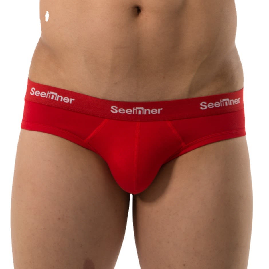 Men's Cotton Stretch Low Waist Sports Briefs view 25