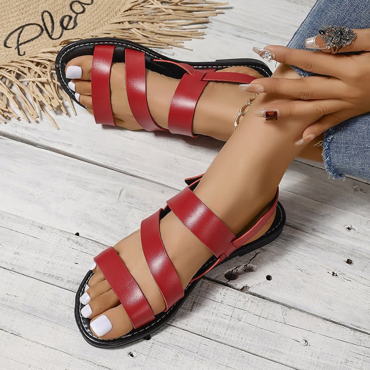 Fashion Round Toe European And American Beach Roman Women's Sandals view 11