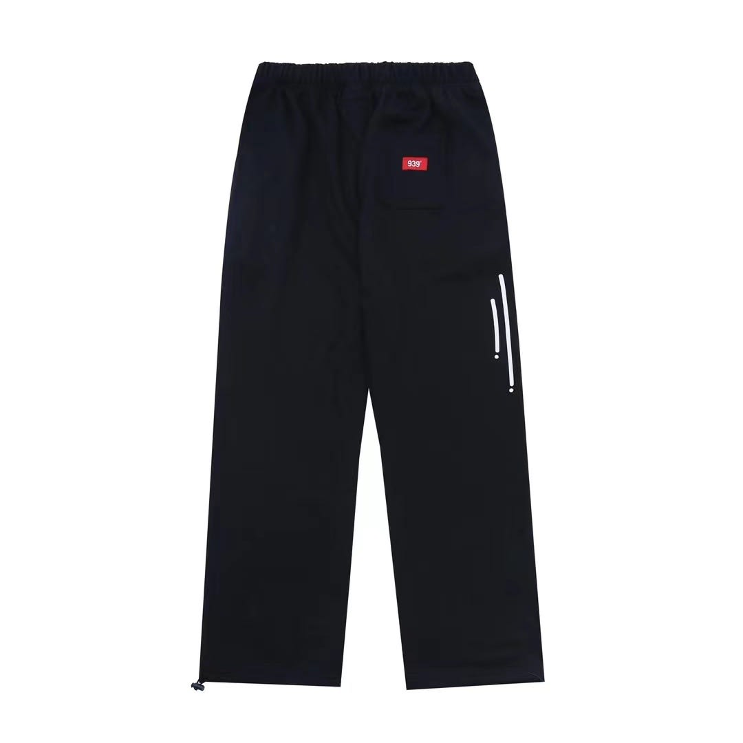 Graffiti Letter Loose Straight-leg Wide-leg Pants view 20
