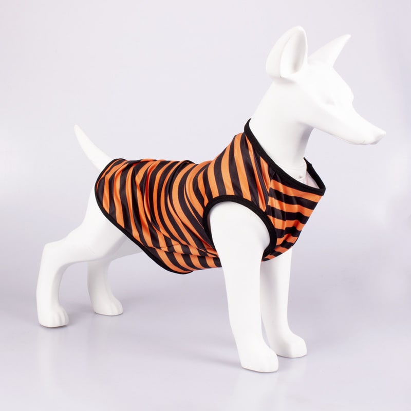Pet Vest Comfortable Breathable Stripes Vest Dog Clothes view 9