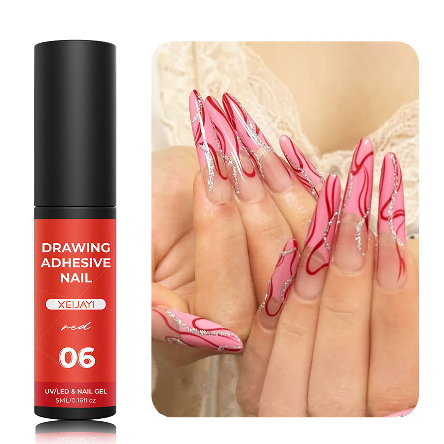 5ml Nail Metal Cable Adhesive Hoy Edge Painted view 9