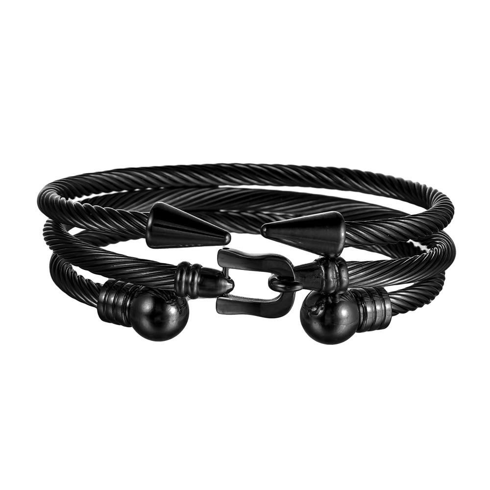Titanium Steel Bracelet Suit Punk Creative Personality Roman view 9