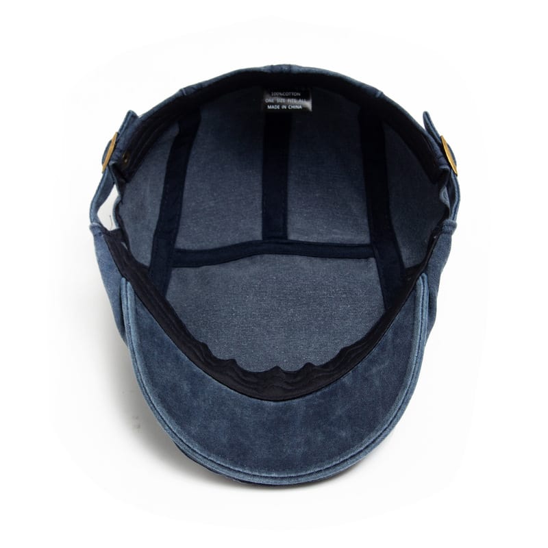 Retro Washed Denim Hat Cowboy Beret Fashion Casual Baseball Cap view 3