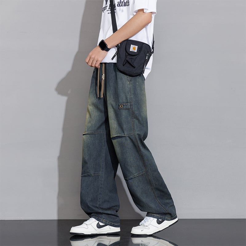 Men's Versatile Fashion Plus Size Casual Jeans