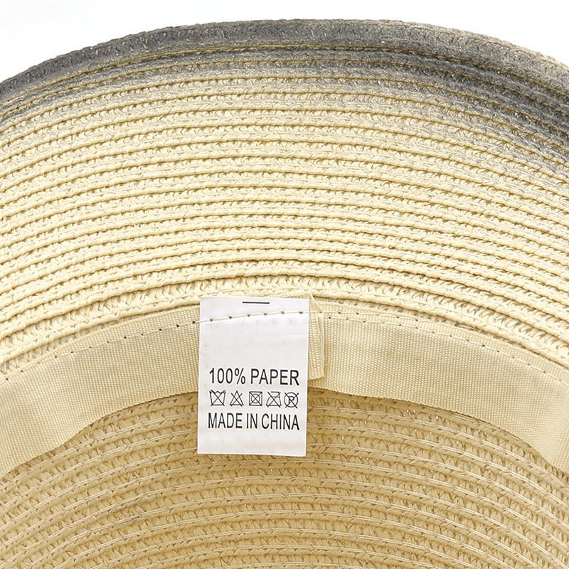 Denim Ethnic Style Straw Hat Men And Women Outdoor view 9