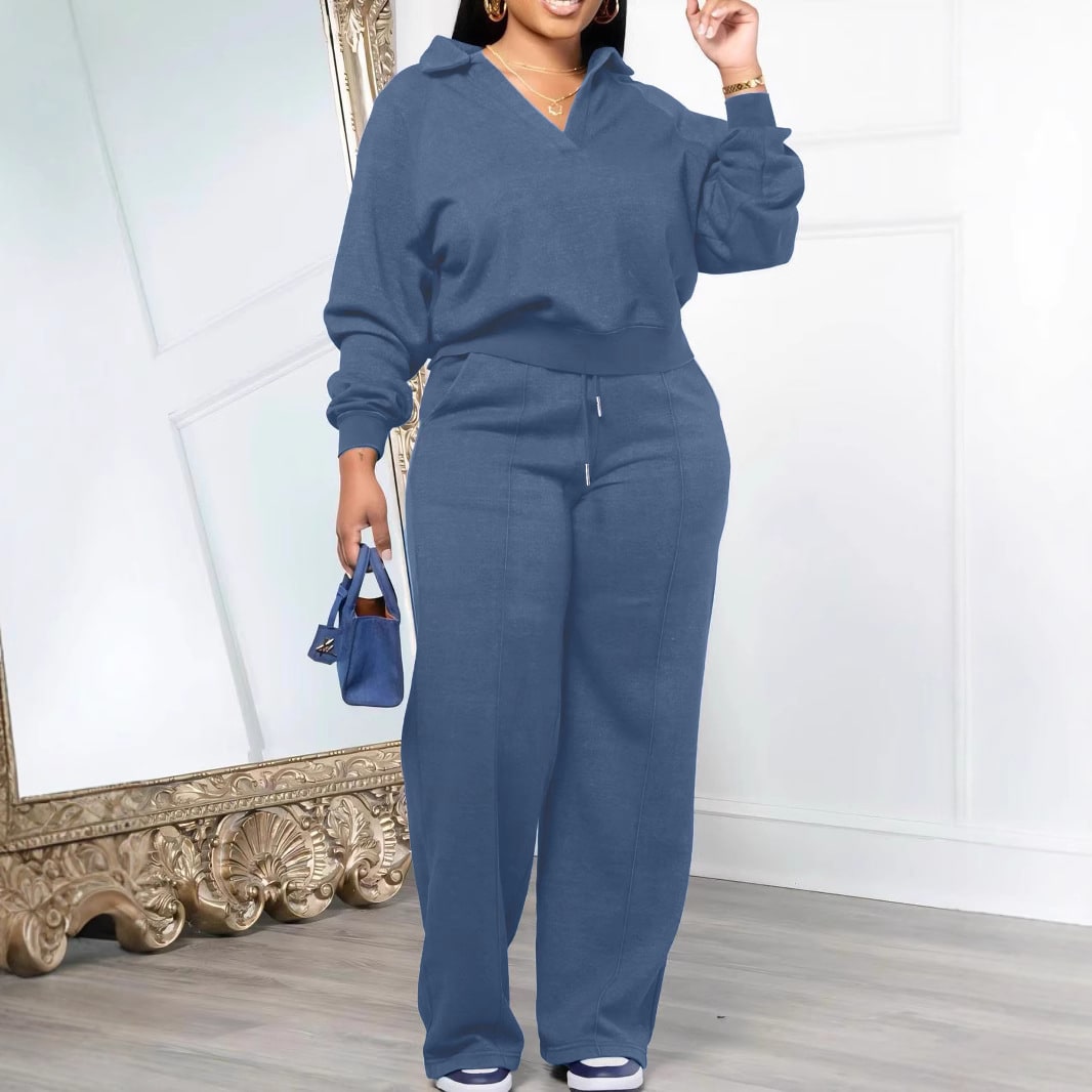 Sports Thickening Women's Pants Suit view 7