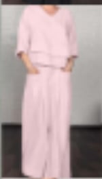 Solid Color Round Neck Long Sleeve Casual Top Straight-leg Pants Two-piece Set view 11