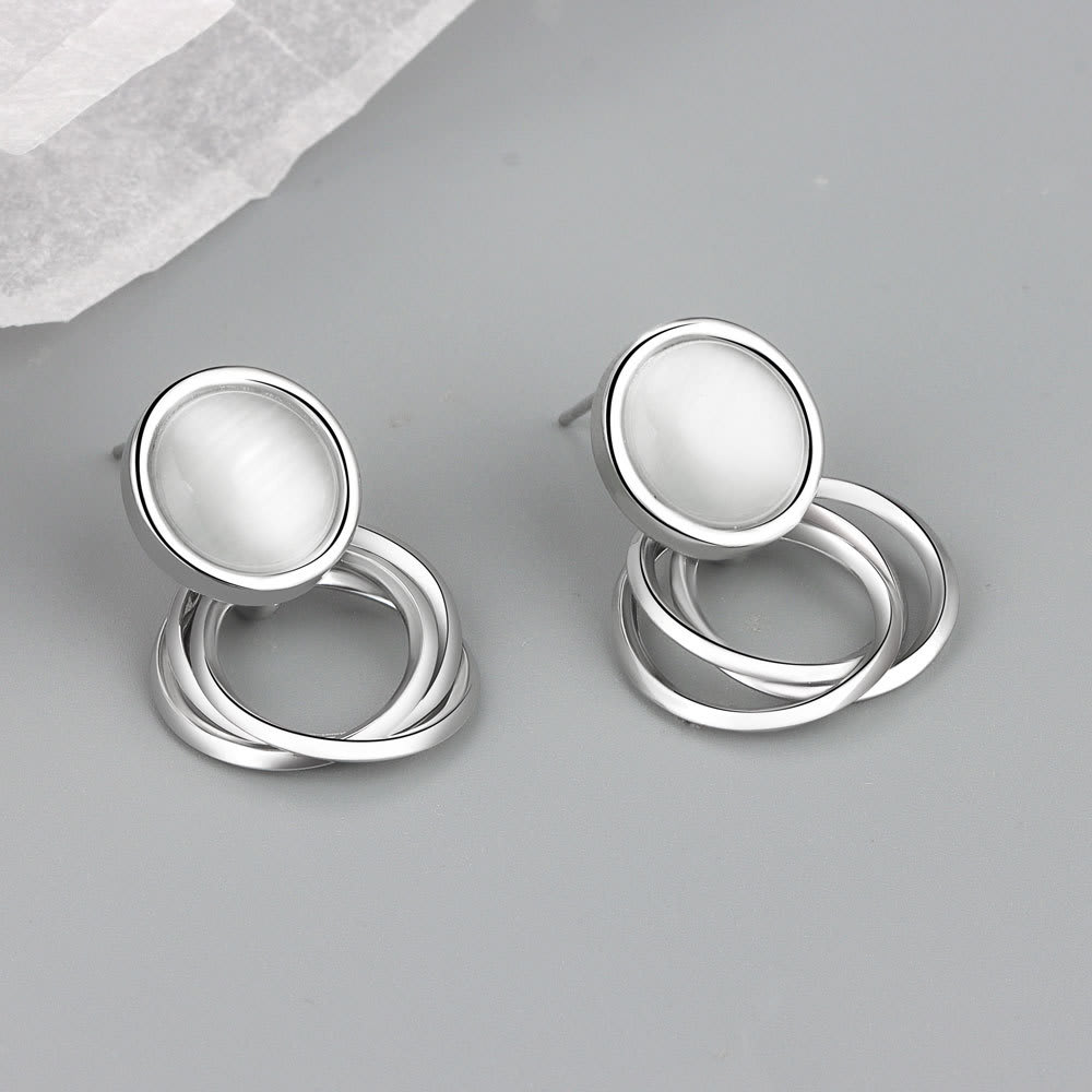 Niche Female Earrings Geometry view 3