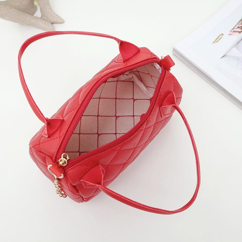 Fashion Embroidery Diamond Quilted Handbag Crossbody Bag view 10