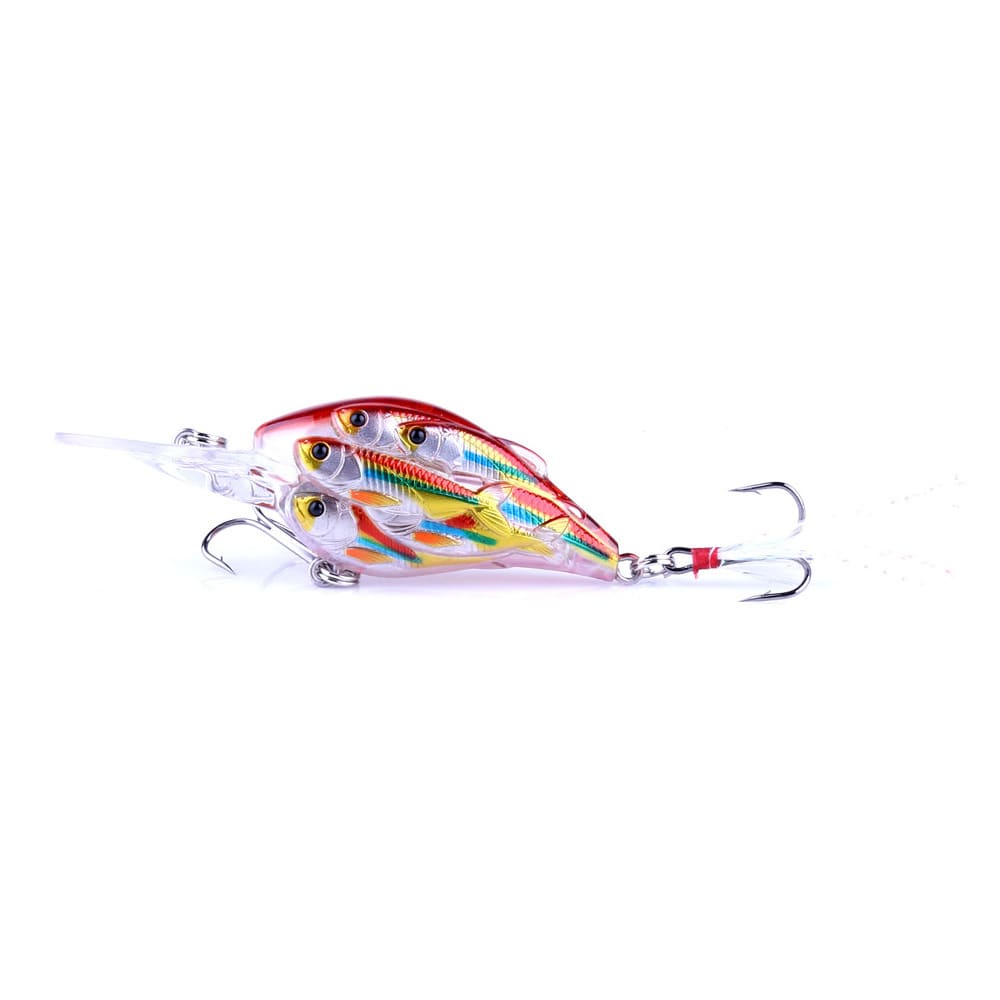 Fish Feather Hook Rock Lure Tossing Sea Fishing Floating Water Hard Bait view 4