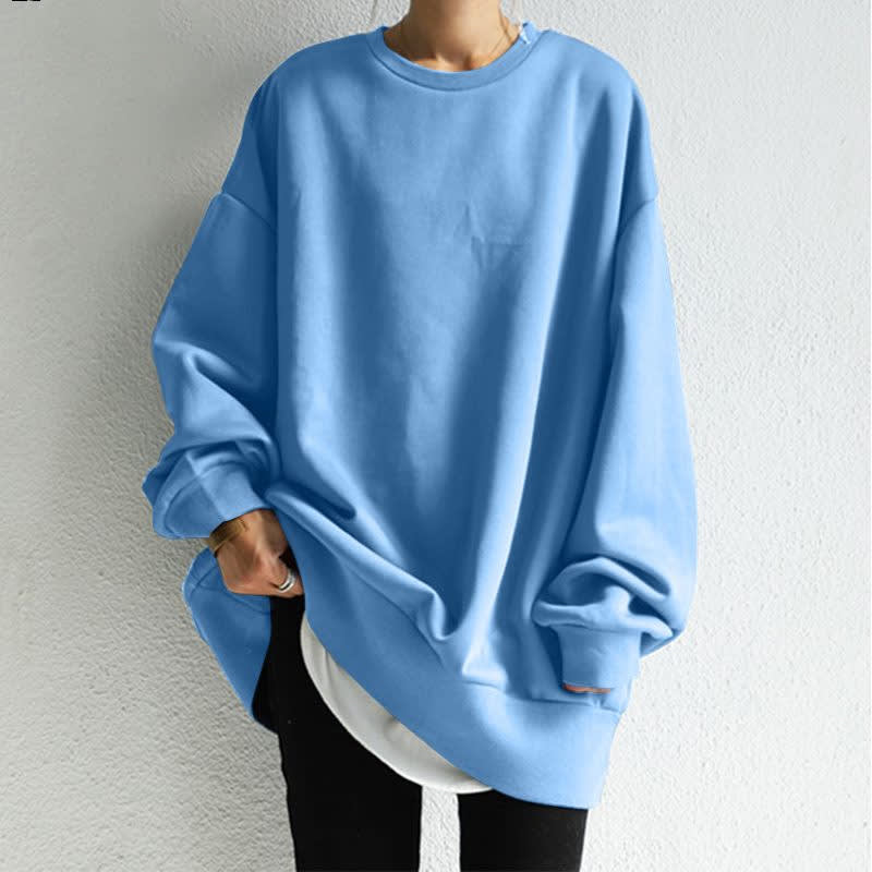Women's Pullover Round Neck Loose Sweater view 14
