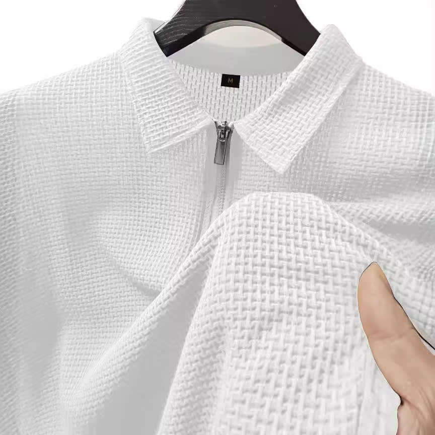 Nylon High Elastic Breathability Men's Casual Top view 2