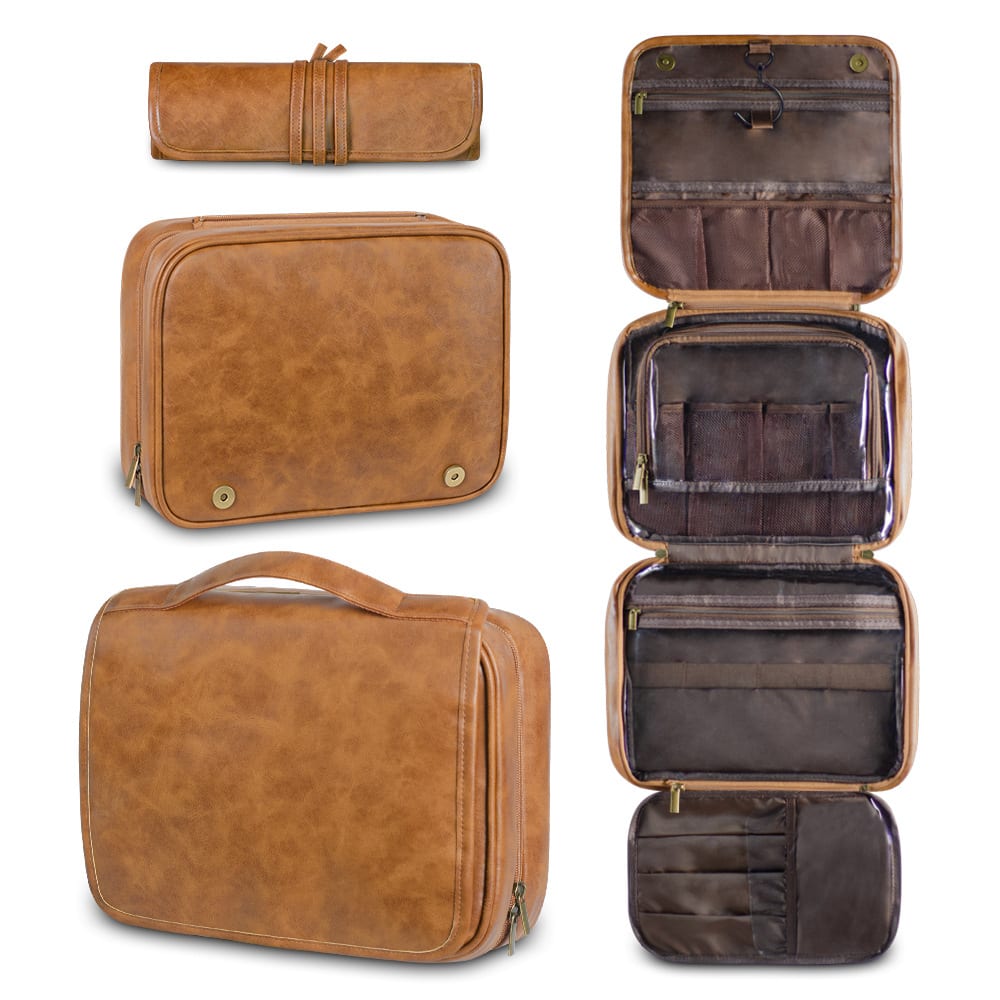 Men's Business Pu Wash Large Capacity High Sense Storage Bag view 4