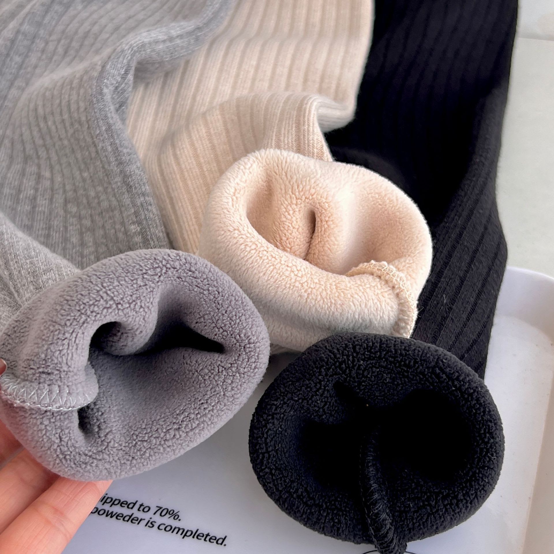All-matching Warm Outerwear Leggings Fleece-lined Thick view 12