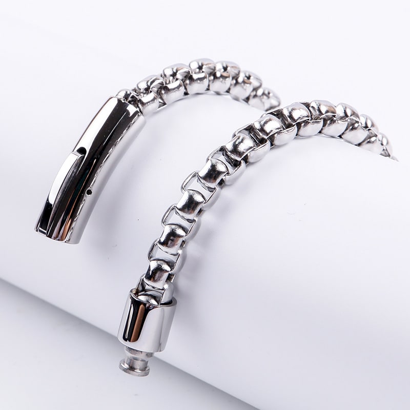 Titanium Steel Men's Stainless Steel Pearl Bracelet