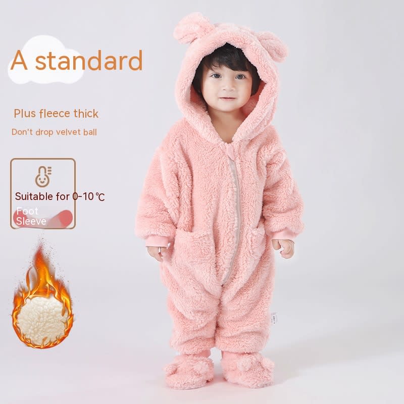 Lambswool Baby Jumpsuit Outer Wear view 12