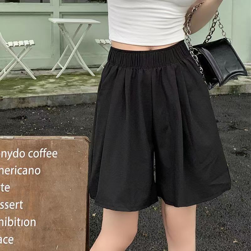Summer Thin Loose High Waist Casual Japanese Shorts view 3