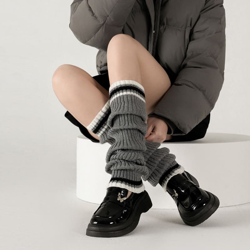 Gray Women's Spring And Autumn Bunching Socks Hot Girl Autumn And Winter view 3