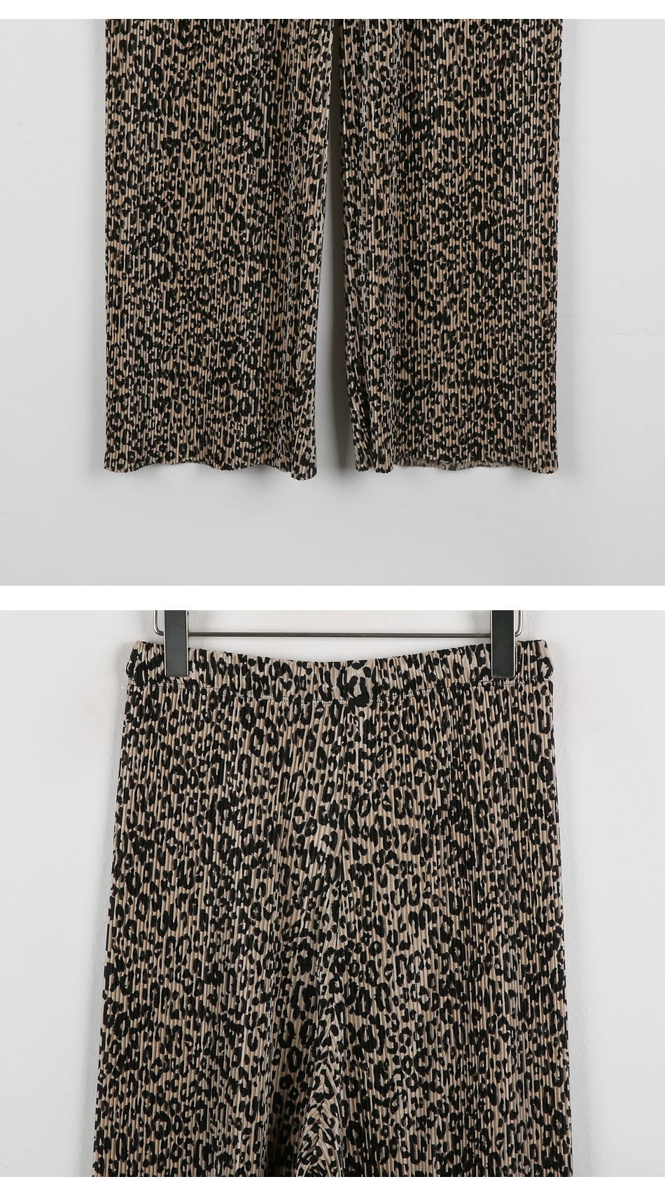 Summer Chiffon Leopard Print Loose Plus Size Casual Wide-leg Pants view 22