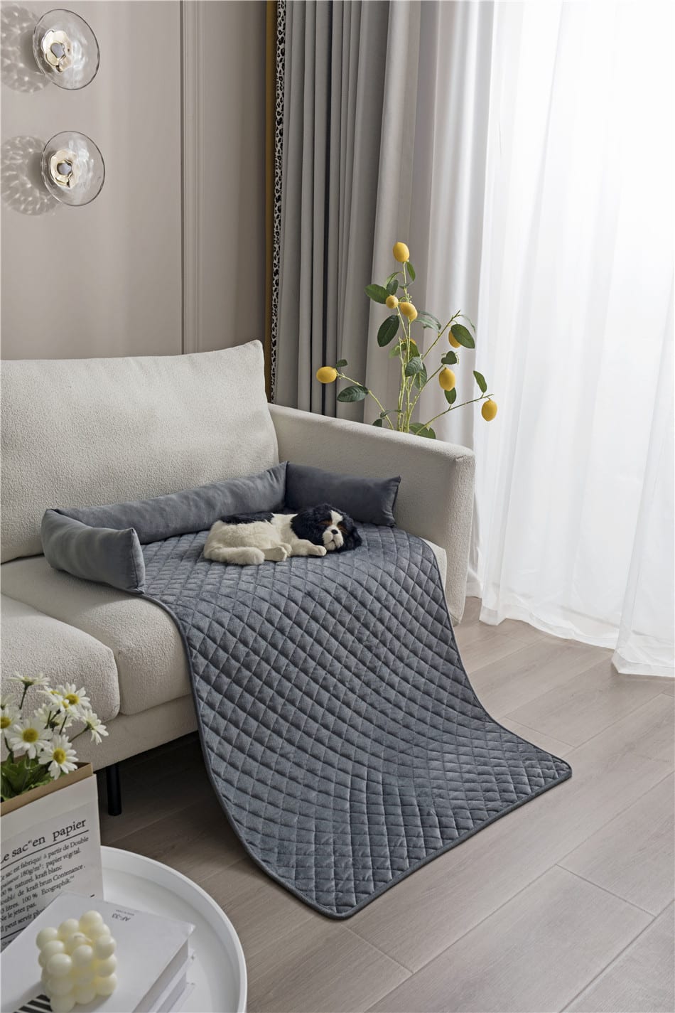 Pet Dog Sofa Bed Dog Beds For Large Dogs Cushion Warm Cat Beds Mat Furniture Protector Dog Sofa view 17