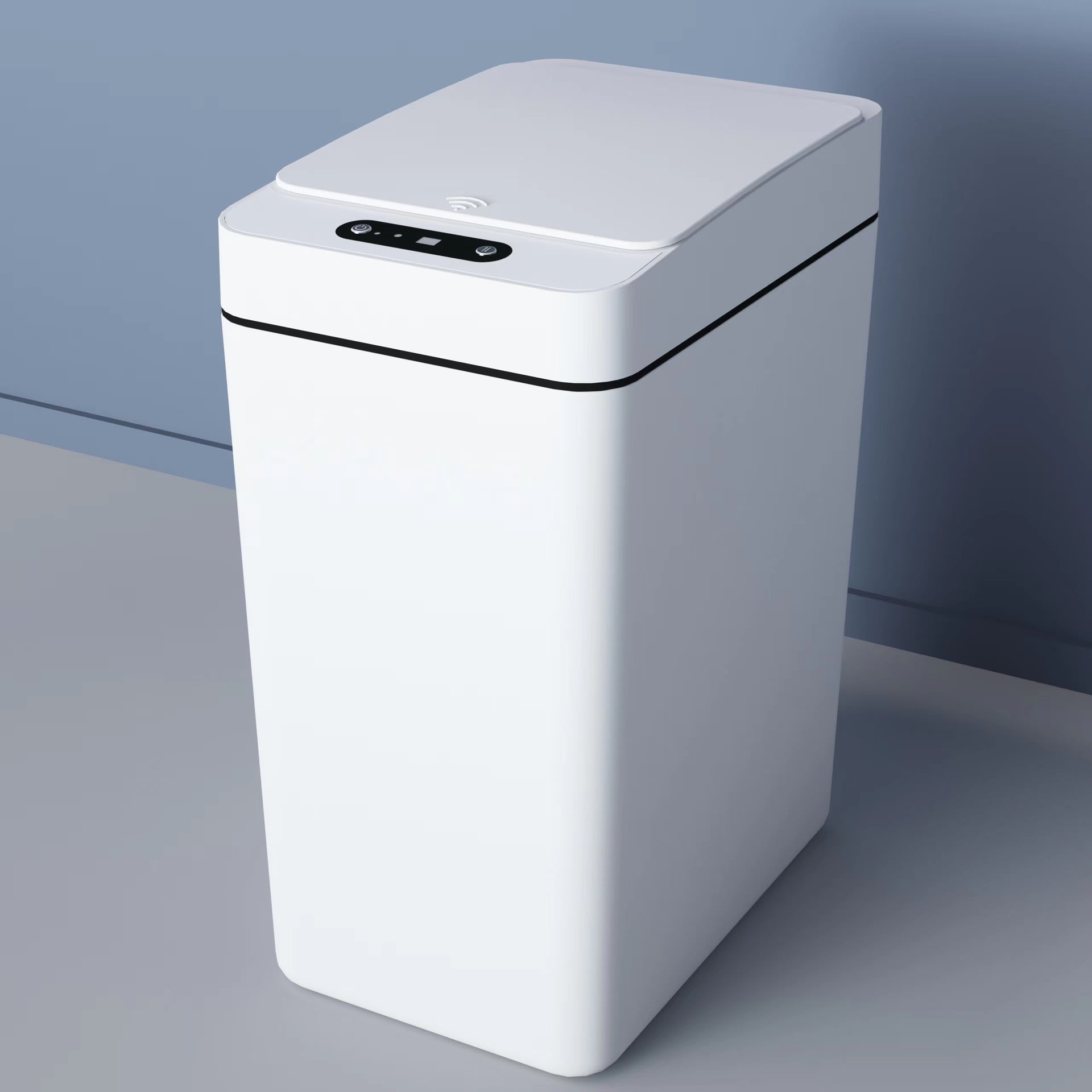 Intelligent Induction Kitchen Living Room Large Capacity Automatic Trash Can view 4