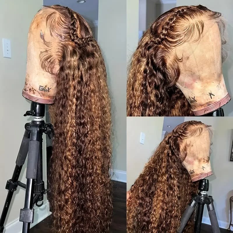 Small Volume Wound Tube Afro Long Curly Wig view 13