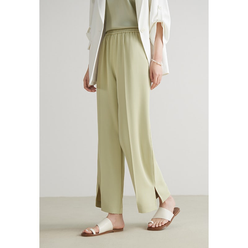 Plus Size Women's Simple Commute All-matching Straight Casual Pants view 9