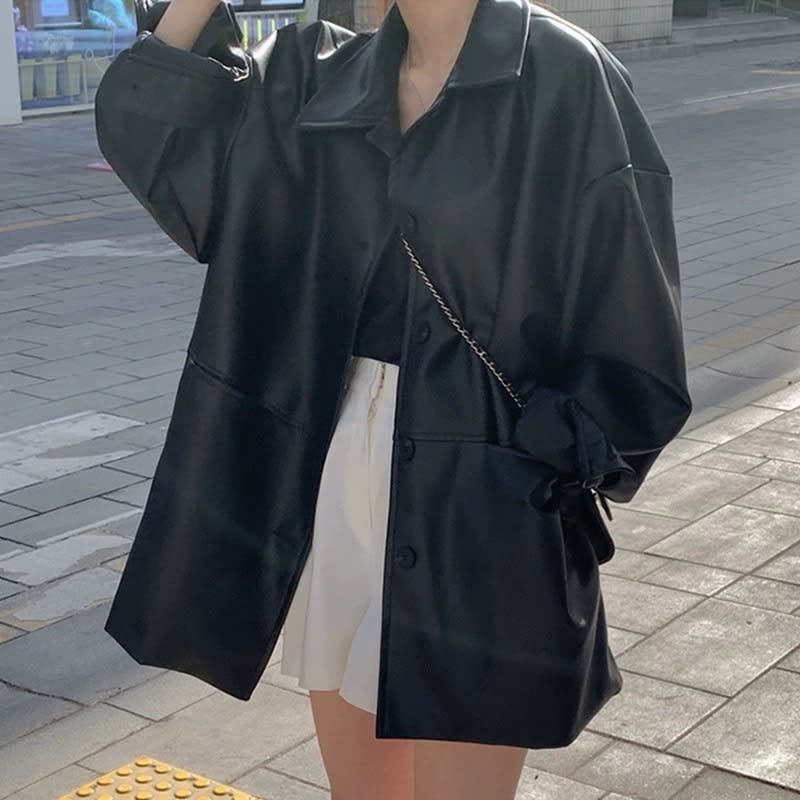 Women's Fashionable Loose All-match Jacket view 10