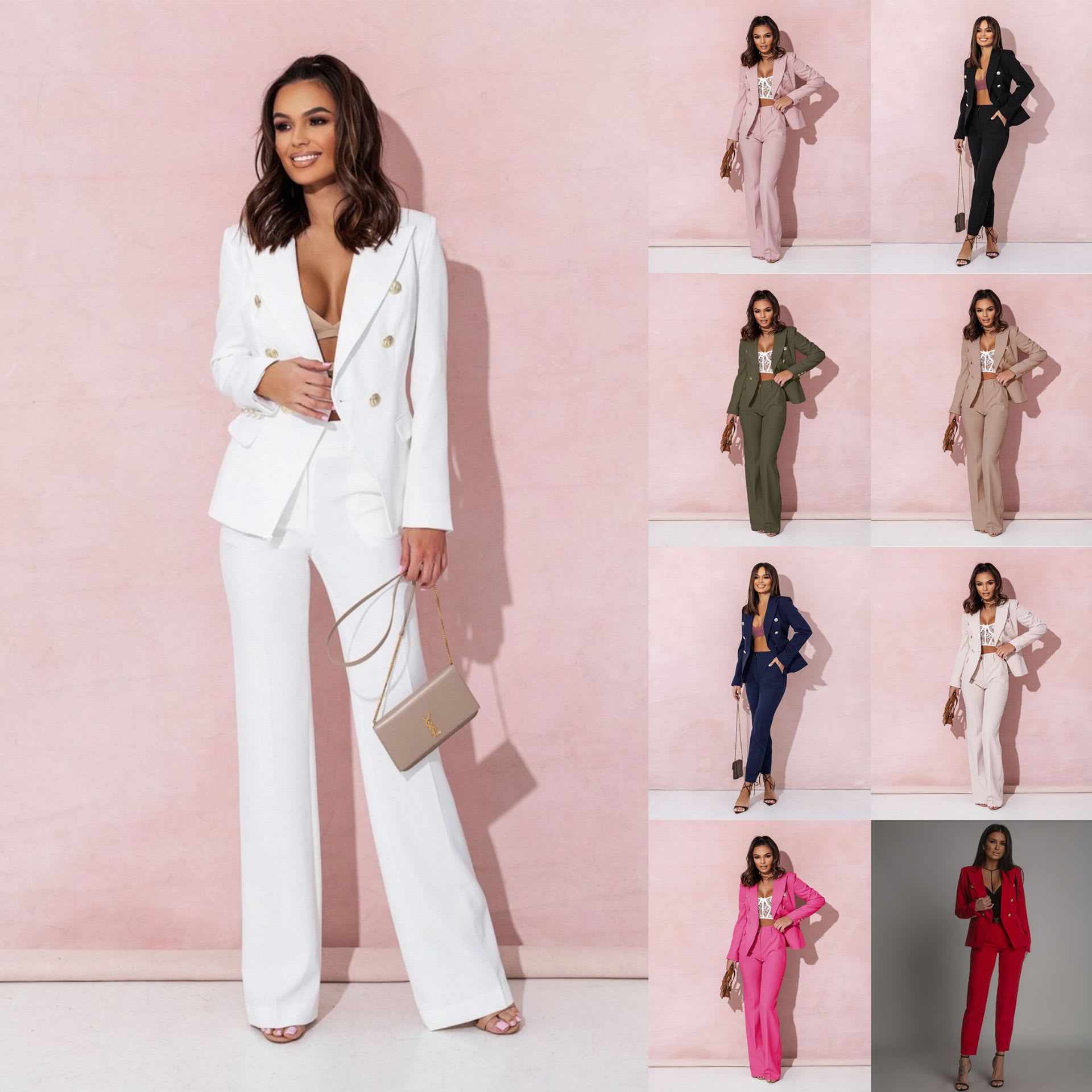 Women's Business Suit Double Breasted Suit view 6
