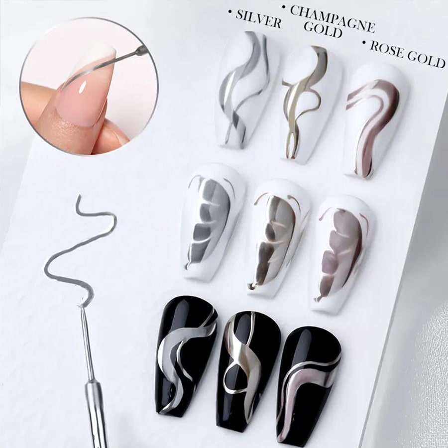 5ml Nail Metal Cable Adhesive Hoy Edge Painted view 11