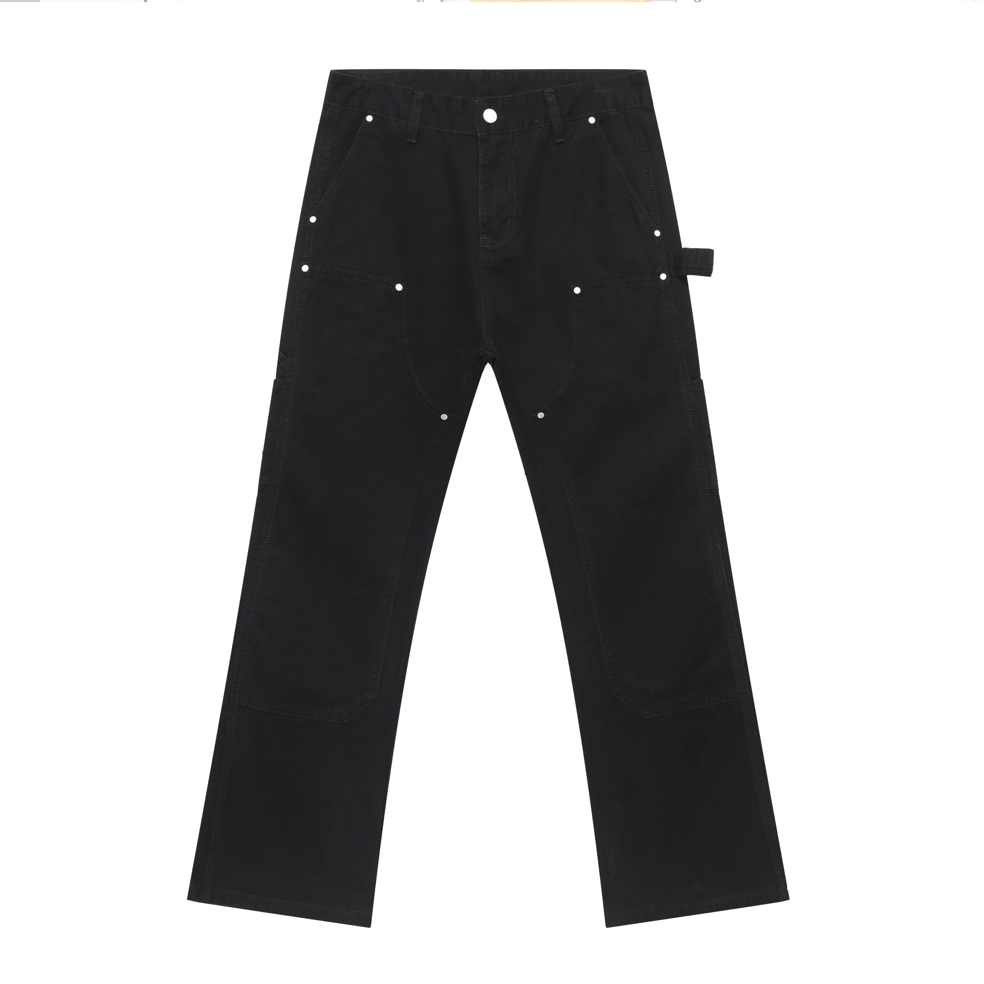 Retro Overalls Men's Loose Washed-out Casual Pants