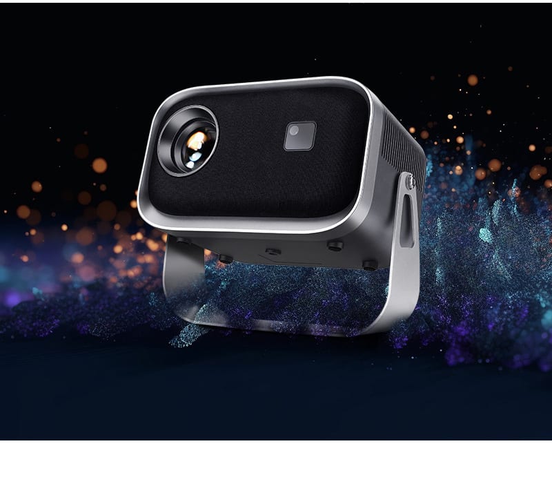 Home HD Portable Projector With Bracket view 3