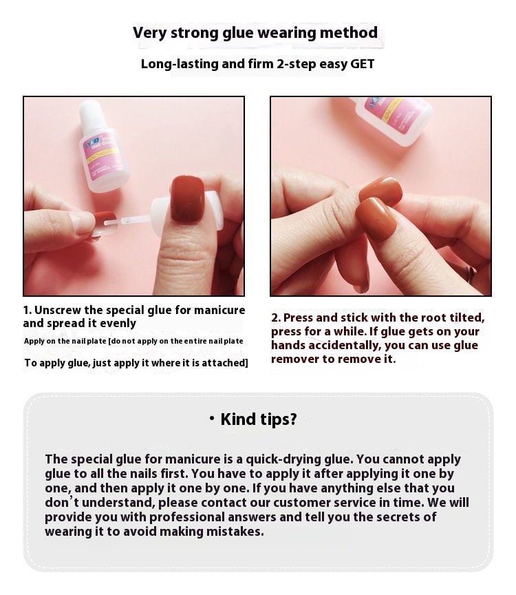 Blush Pleated French Handmade Manicure Wear Nail Fake Nails view 7