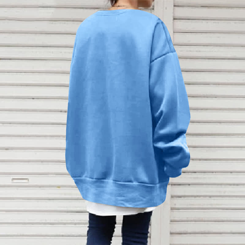 Women's Pullover Round Neck Loose Sweater view 35
