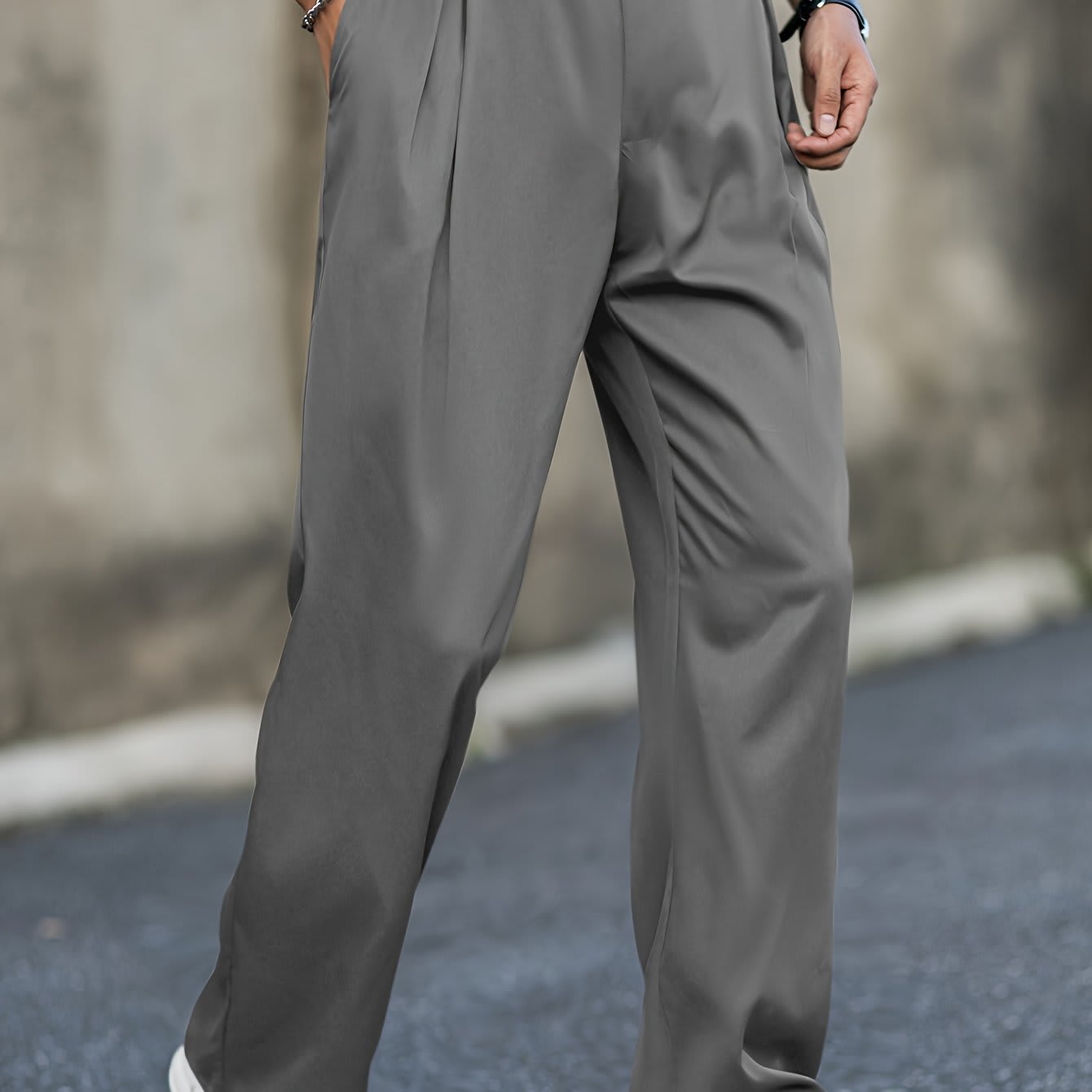 Men's Trousers  Loose Casual Wide Waist view 4