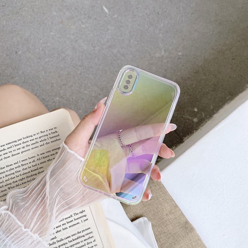 Two-in-one Soft Edge Color Plating Phone Case