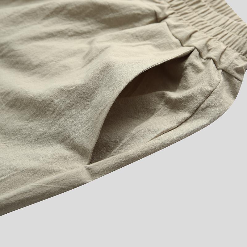Casual Pajamas Two-piece Thin Breathable And Loose view 3