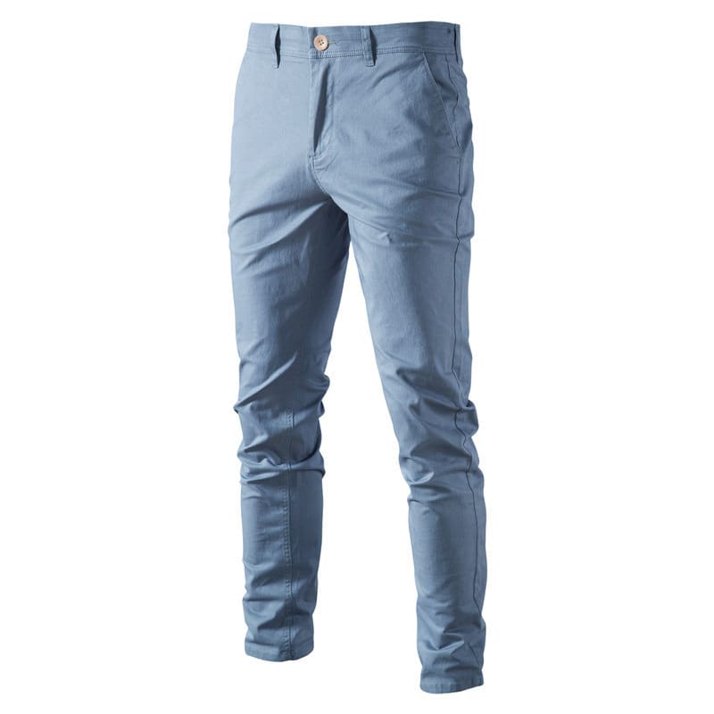 Men's Breathable Business Thickened Cotton Casual Pants view 18