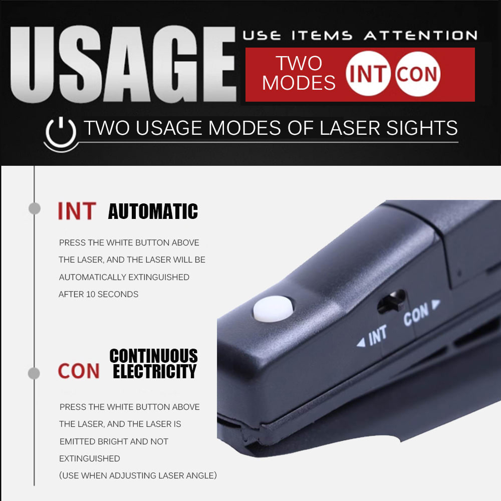 Golf Push Rod Laser Aiming Instrument Laser Sight view 3