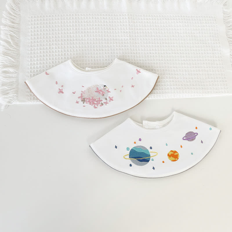 Baby Pure Cotton Bib Waterproof Vomit Milk view 12
