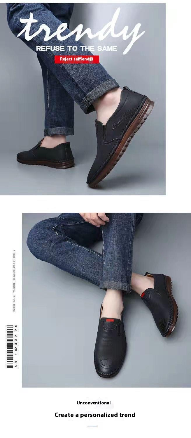 Men's Versatile Casual Soft Leather Shoes view 10