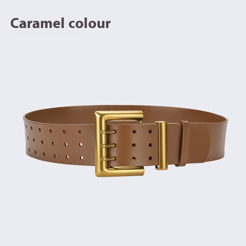 Three Button Waist Belt With Personalized Decorative Needle Buckle view 12