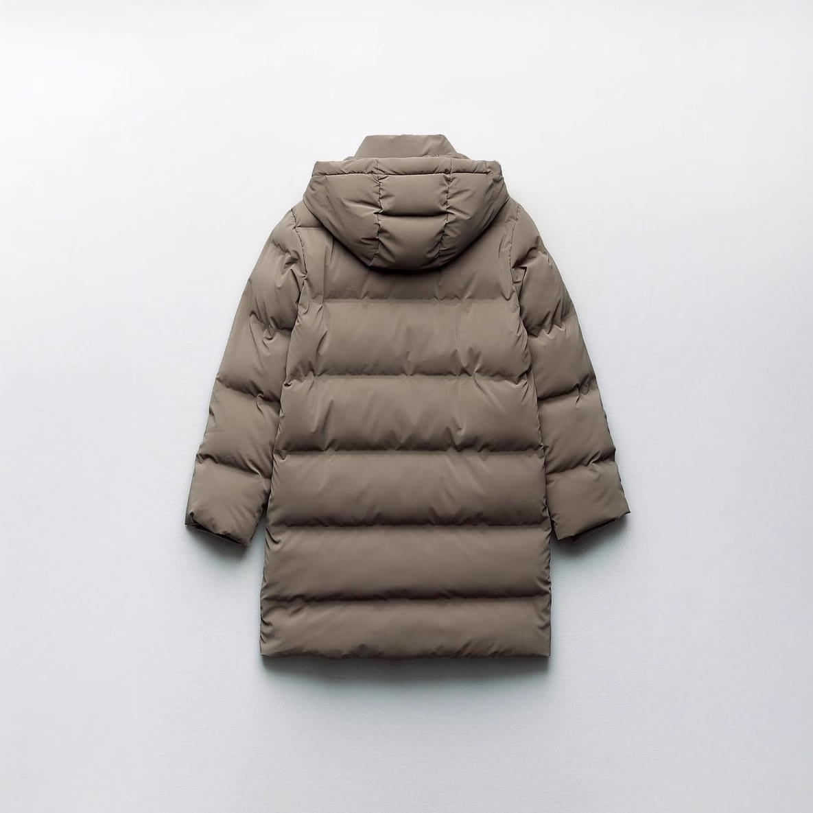 Cotton Jacket Hooded Slim Fit Slimming And Warm Long Bread Coat view 3