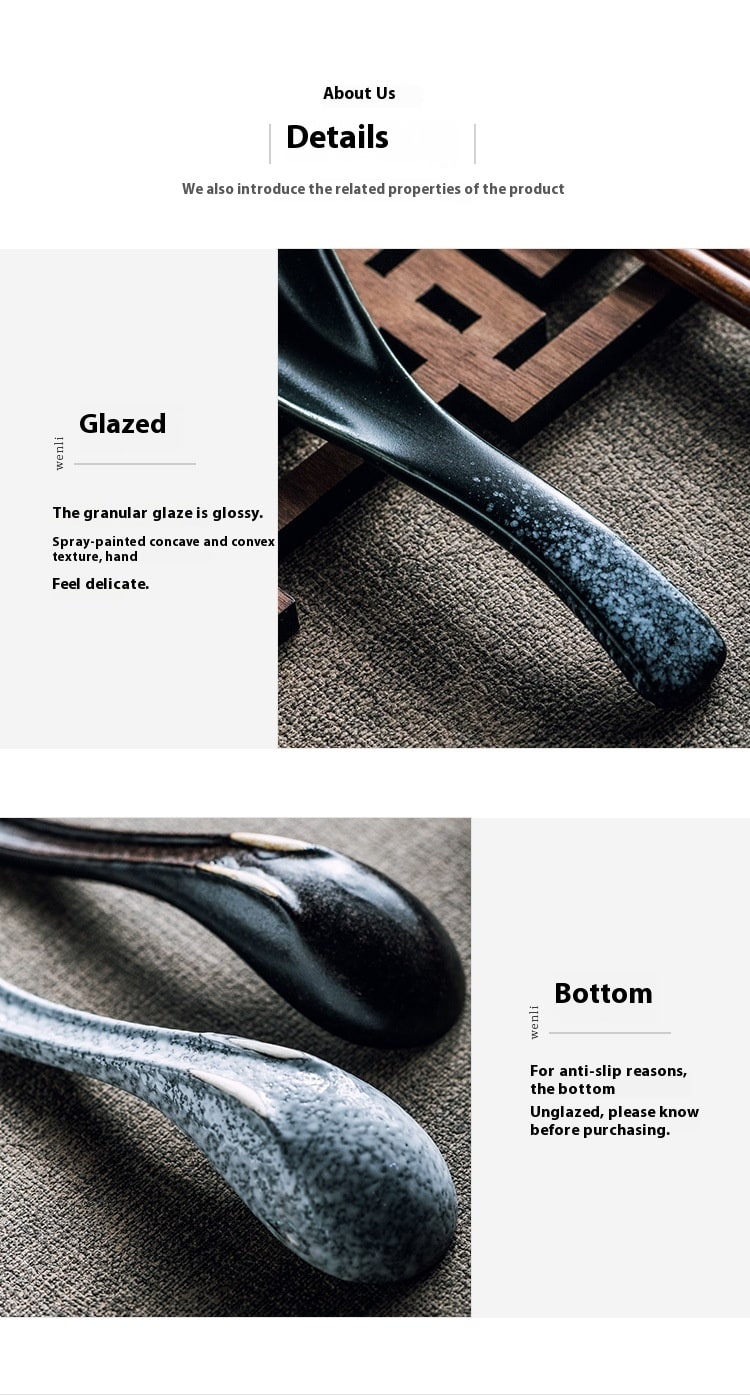 Household Hotel Restaurant Cooking Cutlery Creative Spoon view 11