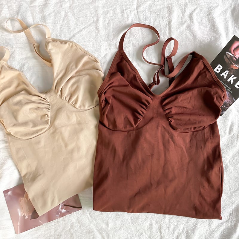 Seamless Jumpsuit Body Shaping Women's Sling Belly Contracting Hip Lifting view 2