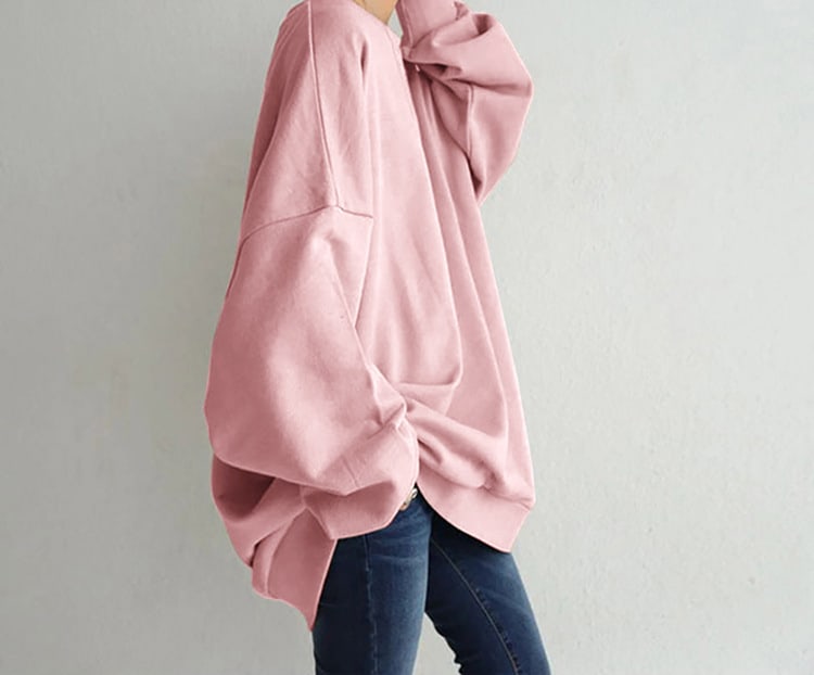 Women's Pullover Round Neck Loose Sweater view 12