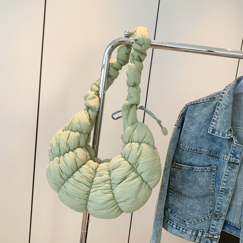 Crossbody Croissant Pleated Clouds Large Capacity Shoulder Bag view 11