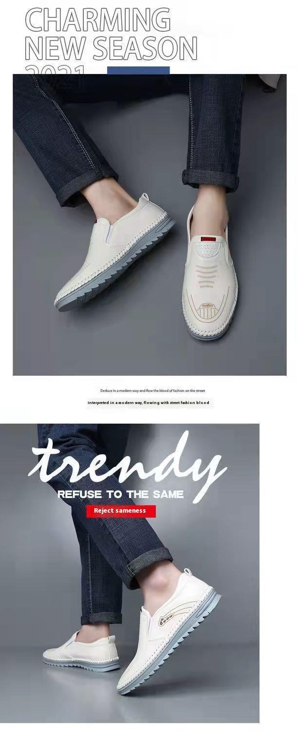 Men's Versatile Casual Soft Leather Shoes view 13