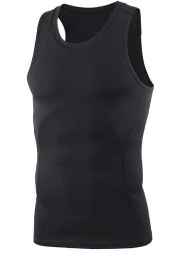 Fitness Short Sleeved Sports Tight Vest view 3